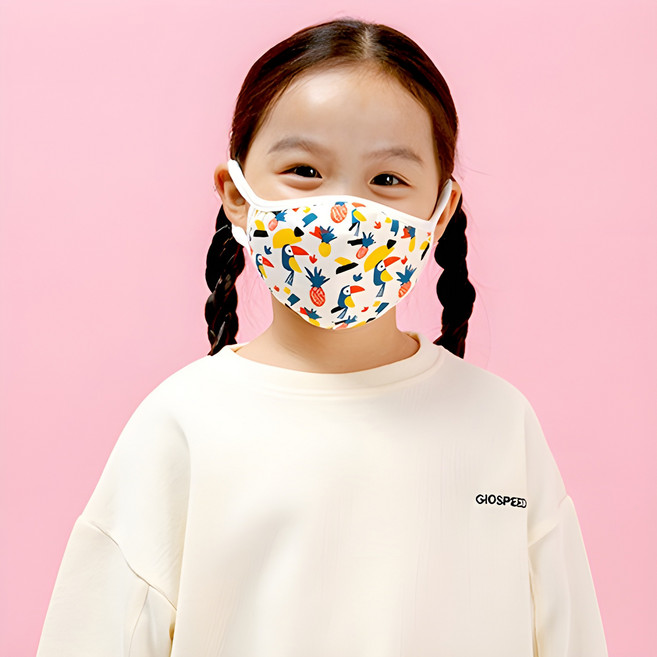 별과모래 3D 입체마스크 국산 순면 100% 겨울용 방한대 신생아 영아용, 코코파인, 1개, 1개입