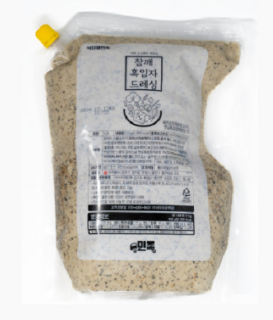 식자재민족 참깨흑임자 드레싱, 1개, 2kg