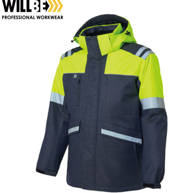 WILLBE 윌비 PR711 카모 네이비 패딩 점퍼