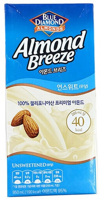 아몬드 브리즈 언스위트 950ml 아이스박스포장, 1개