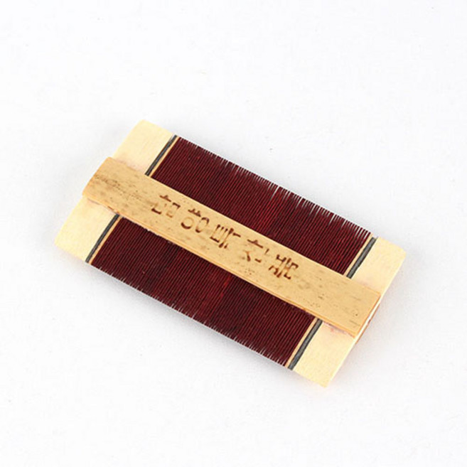 대나무 국산 전통 담양 장식용 참빗 ( 민속 교육 체험 옛날소품 담양특산품 서케 이제거 공예품 외국인선물 한국기념품 ), 1개