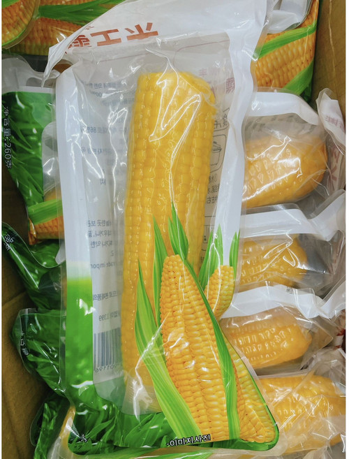 <자매중국식품> 중국옥수수 찰옥수수 삶은옥수수 1개 전자렌지 5분