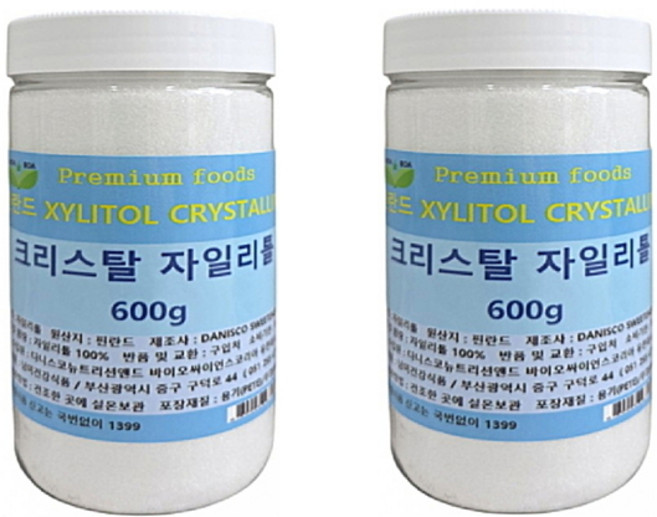 보아비다 핀란드 크리스탈 자일리톨 100% 600그램, 2개, 600g