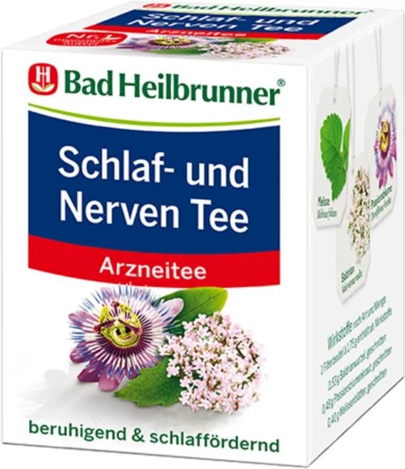 독일 바드하일브루너 Bad Heilbrunner 독일 수면 신경 차 티 허브차 건강차 Schlaf & Nerven Tee 8티백, 1개, 8개입, 1.75g - 쿠팡