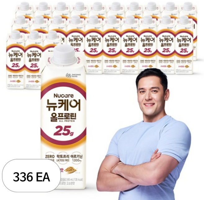 뉴케어 올프로틴 고소한맛, 245ml, 336개