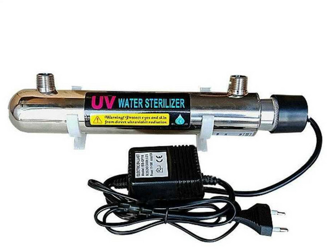 UV 살균기 수돗물 추가 정수 자외선 포트 하수 와이어 25w 1 2T 정화 /H4, 8W / 212MM