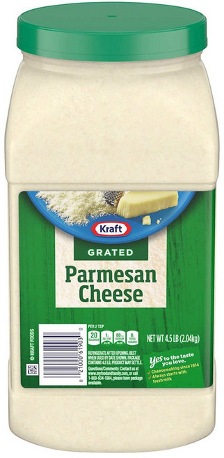 Kraft 크래프트 파마산 치즈 가루 대용량 2.04kg, 1개