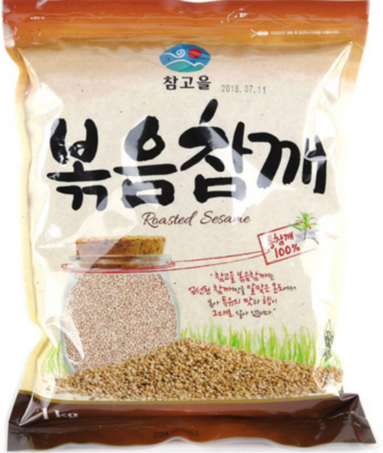 볶음 참깨 참고을 1KG 수입산, 1개