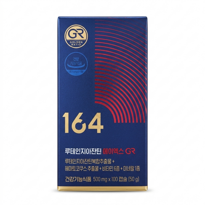 164]루테인지아잔틴 에이엑스 GR 3박스(3개월분), 100정, 1박스