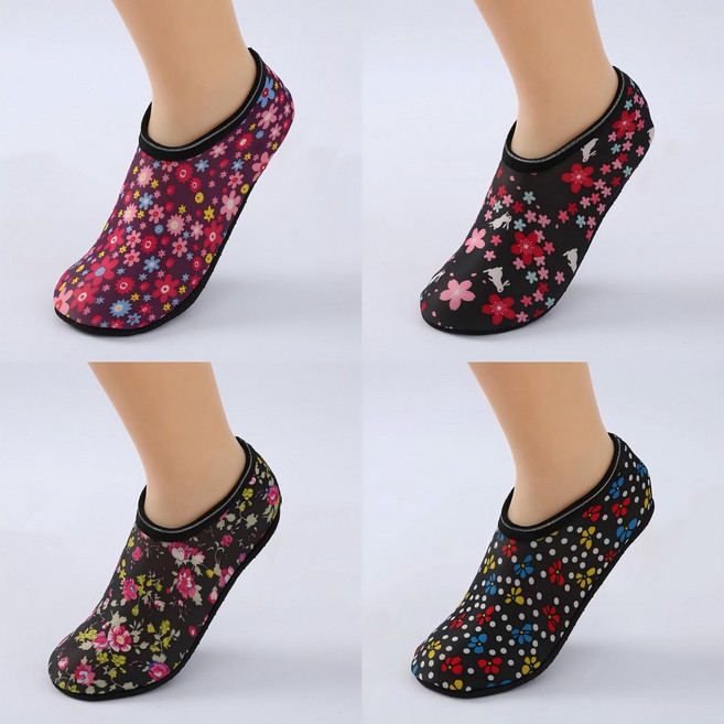 하임하이 4P 덧신 겨울용 두툼 보온 미끄럼 방지 실내용 바닥 양말