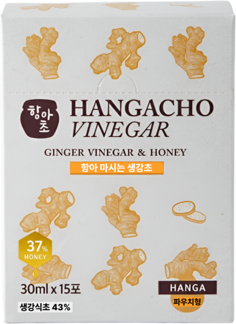 항아 마시는 생강초 파우치 15입, 1개, 450ml