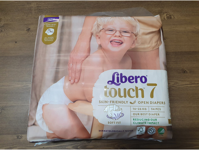 리베로 터치 밴드형 기저귀, 7단계, 102매