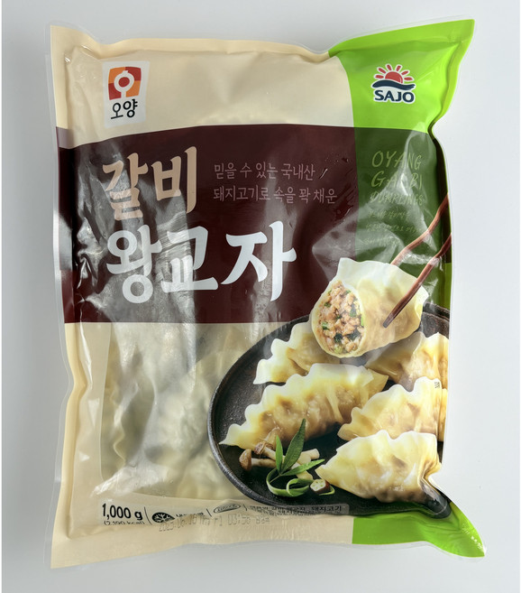 사조오양 갈비 왕교자만두 1kg, 1개