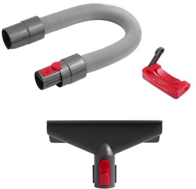 다이슨 V7 V8 V10 V11 V15 진공청소기용 플렉시블 연장 호스 먼지 제거 브러시 플랫 흡입 노즐 헤드 흔적 없는 부드러운 브러시 도구 부품, 8)set B