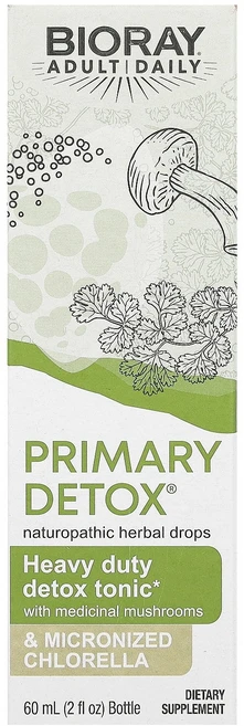 Bioray Primary Detox Heavy Duty Detox Tonic Alcohol Free 2 fl oz (60 ml), Bioray, Primary Detox, Heavy D, 60ml - 쿠팡