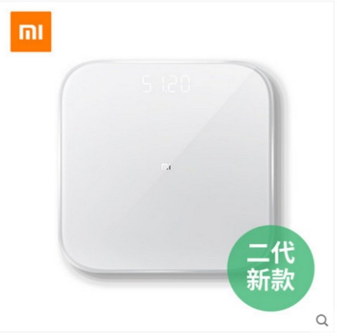 CHINA 샤오미미스케일2 체중계 스마트 디지털 체지방계, T01-normal(일반), C01-white(화이트), 1개