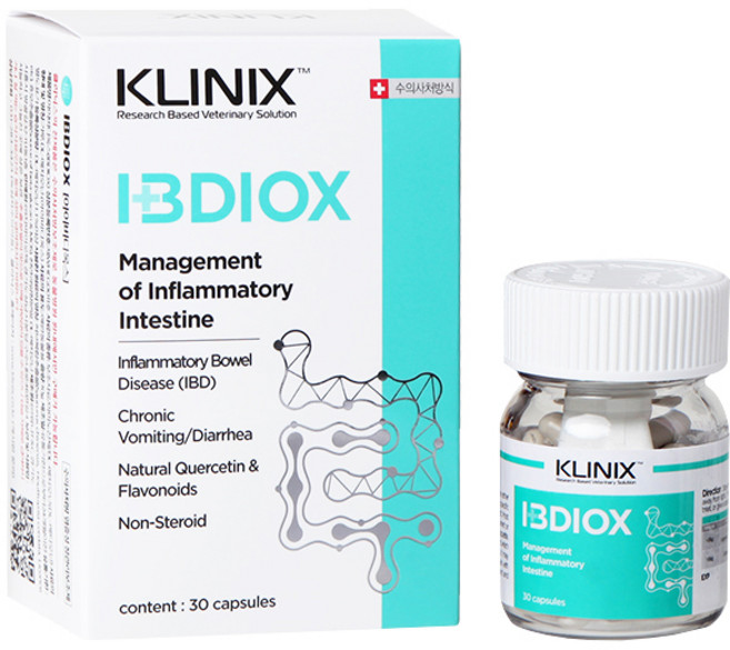 클리닉스 아이비디옥스 30캡슐 - 염증성 장관리 KLINIX, 30정, 장건강/유산균, 1개