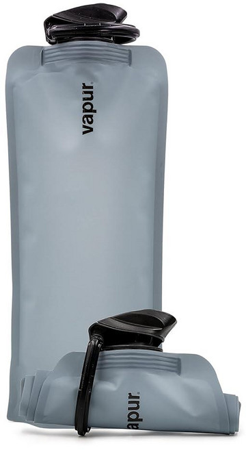 Vapur Shades 플렉스블 워터팩 - 클립 포함 0.50리터(16온스) 쿨 그레이 (10201)_165985, 34 Ounce, Graphite Grey, Graphite Grey_165985