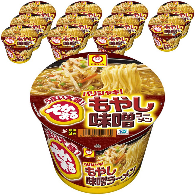 Maru-chan 마루짱 콩나물 된장라면 161g 12개입, 12개