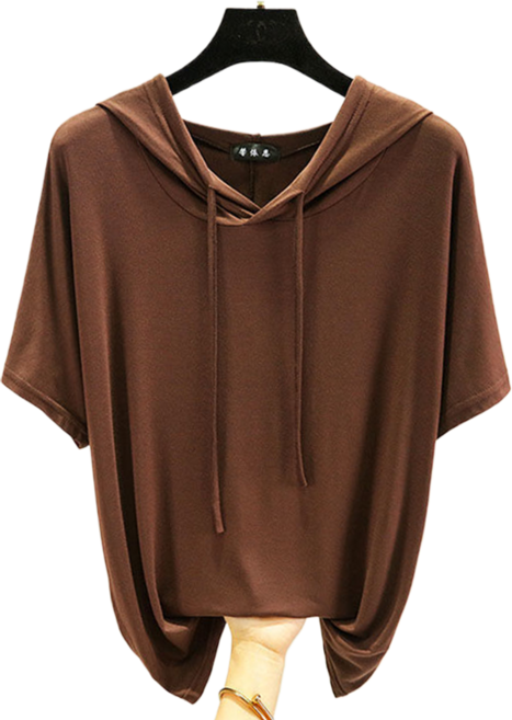 여성용 후드 반팔티 봄여름 후드 뉴타임즈 0321YD05M