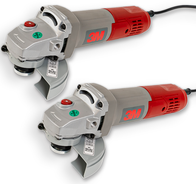 3M 전동 그라인더 핸드 글라인더 720W, 2세트