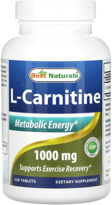 베스트내추럴스 엘카르니틴 1000mg 120정 L-Carnitine, 1개 - 쿠팡