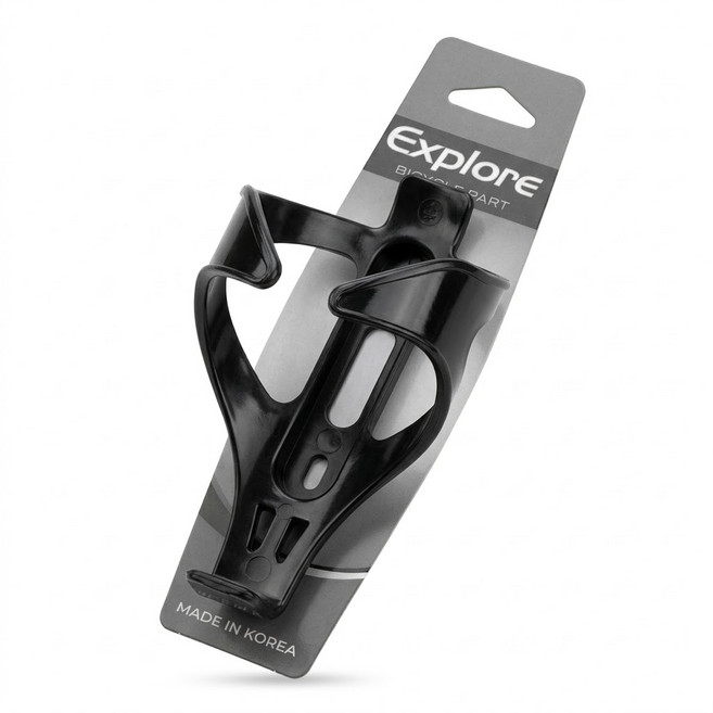 BL(국내생산) 자전거 물통케이지 물통걸이 물통거치대 경량케이지 자전거물통 자전거용품, 검정, 1개