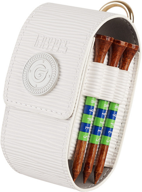 그리피스 골프볼주머니 골프공 주머니 케이스 파우치 볼마커 세트, 엔젤 화이트, 1개