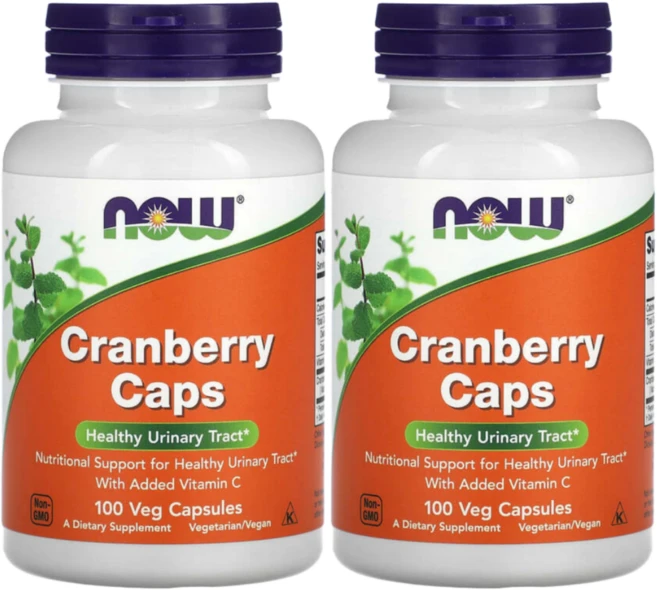 Now Cranberry Caps Concentrate 나우 크랜베리 캡스 컨센트레이트 100베지캡슐 2팩, 100정, 2개 - 쿠팡