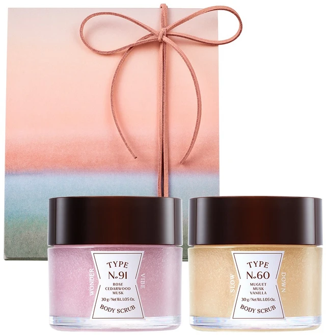 타입넘버 바디 스크럽 미니 듀오 키트 기획, 2개 - 쿠팡