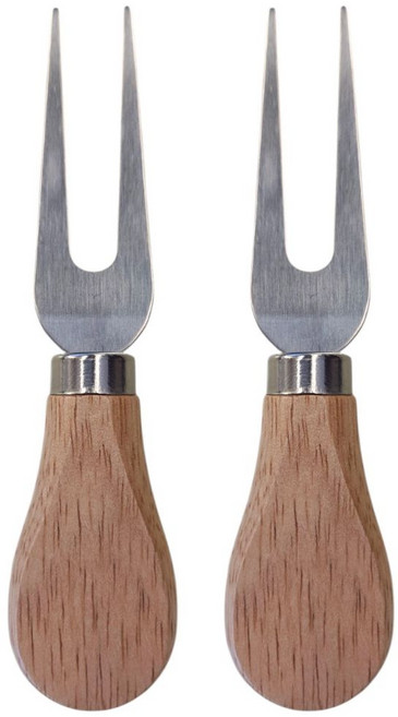 파이브K 우드 스텐 치즈포크 2P세트, 단품, 1세트
