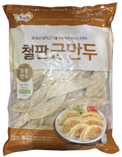 굿프랜즈 철판군만두 1400g, 1개, 1.4kg