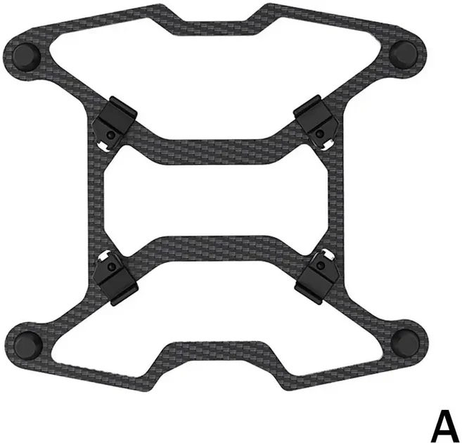 쿠쿠스토어 DJI 아바타 2 드론 액세서리 섀시 아머 탄소 섬유 충돌 방지 가드 범퍼 보호대, 01 black, 01 CN