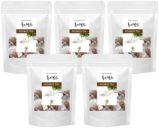 루이보스차 50티백 숲으로허브 삼각티백, 50g, 50개입, 5개