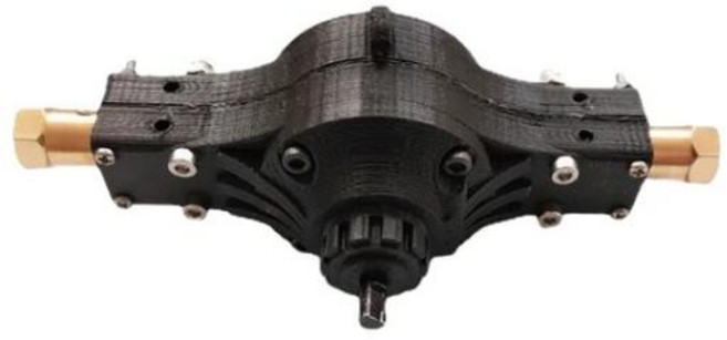 정시출고 1/14 타미야 RC 트럭 트레일러 스카니아 770S 벤츠 악트로스 볼보 MAN 부품용 금속 기어, 01 rear axle, 1개