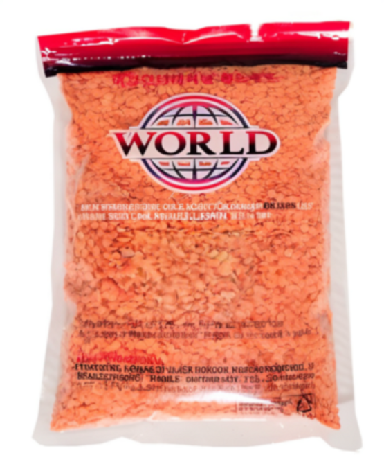 Ferdaus Masoor dal Red Split Lentils 레드 렌틸콩, 800g, 3개