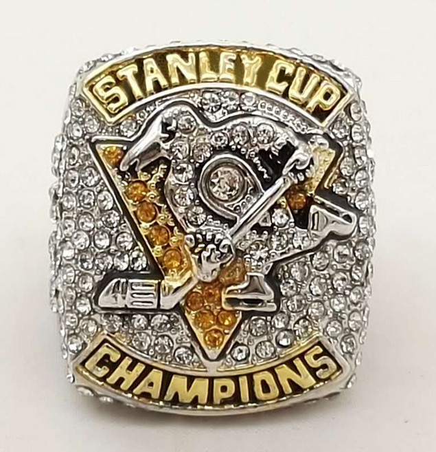 2017년 NHL 아이스하키 피츠버그 펭귄스 챔피언 반지 아이스하키 팬 선물 기념 반지