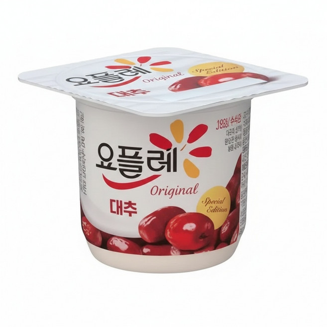 빙그레 요플레 대추 요거트 80g(12입), 12개, 80g