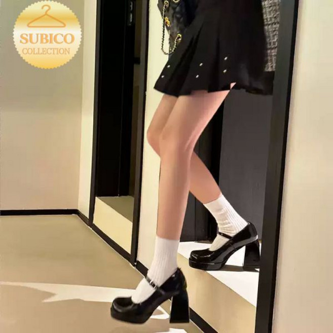 손해보기싫어서 신민아 구두 신발 메리제인 슈즈 차정원 통굽 정소민 스트랩 힐 장원영