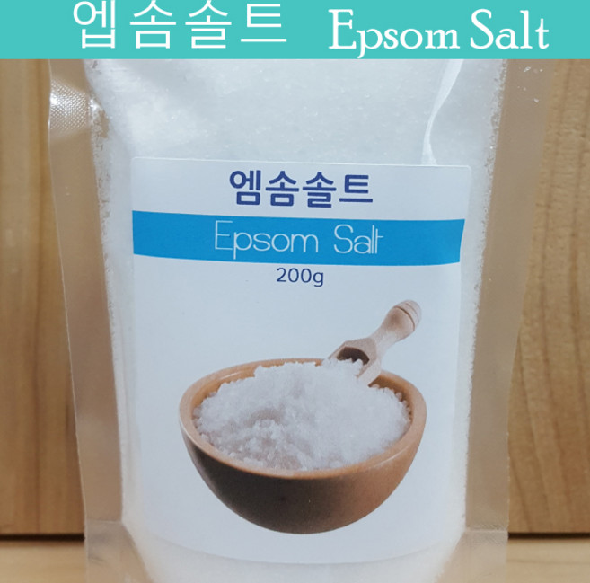 미용소금 엡솜솔트 200g 족욕 Epsom Salt 식물영양제 수족관관리 바디케어, 1개