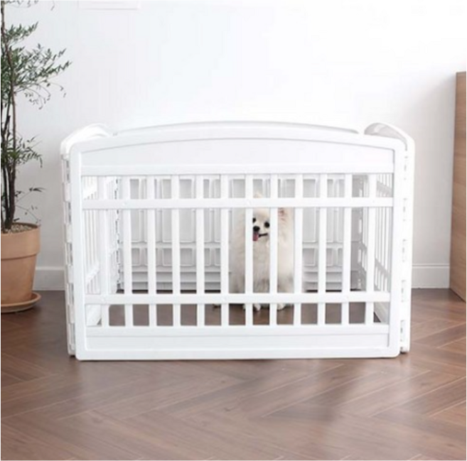 아이리스 사각 펫 울타리 펜스 일반형 CI-604EWOD, WHITE (화이트), 1개