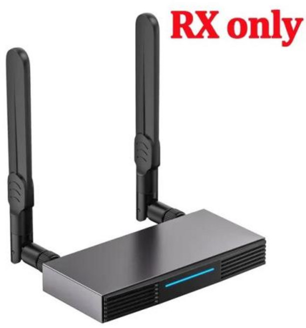 HDMI 무선 송수신기 HD 미니 프로젝터 비디오 송신기 및 리시버 키트 오디오 TV 확장기 50M 4K, Model 1 Only RX, 1개