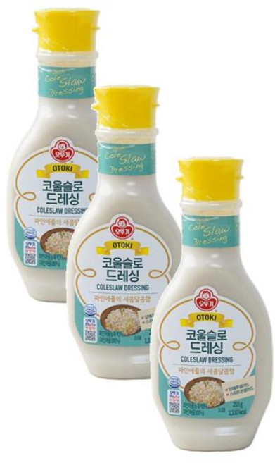 오뚜기 코울슬로드레싱 255g 3개, 6세트
