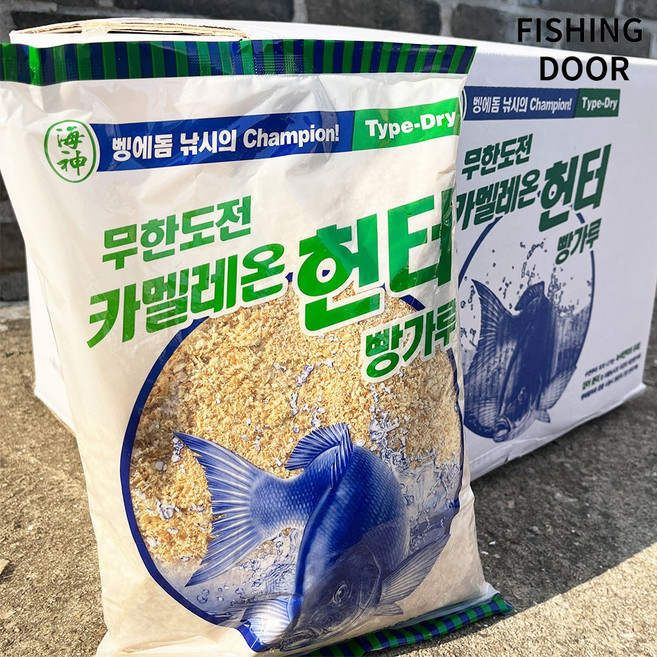 해신 카멜레온 빵가루 1박스 벵에돔 빵가루 밑밥 집어제 파우더, 12개