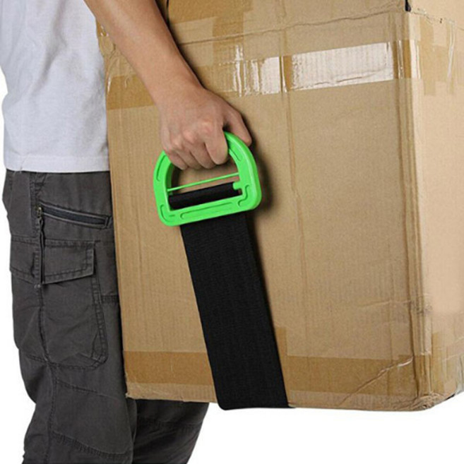 가구이동 이삿짐 무겁고 힘든 물건 Ez 리프팅 셀프 운반 스트랩 2개, 단품, 그린, 1세트