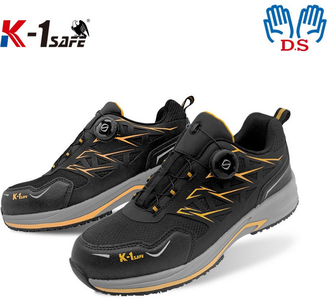 경량 안전화 K1-405D / 케이원세이프 안전화 다이얼락 NON-SLIP1등급 메쉬소재 PVC토캡 4인치