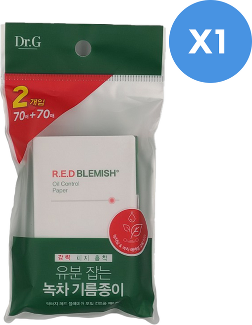 닥터지 레드 블레미쉬 오일 컨트롤 페이퍼, 140매입, 1개