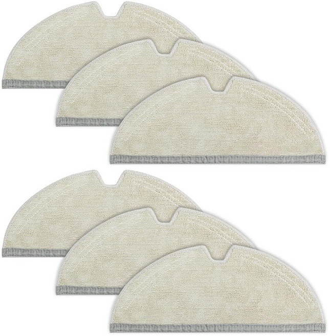 VIEWALL Roborock E 시리즈 Q5 Pro Pro+ Q7 Q7Max Q8MaxQ8Max+ S5 Max S6 퓨어 로봇 진공 청소기와 호환되는 재사용 가능한 극세사 대, 1개