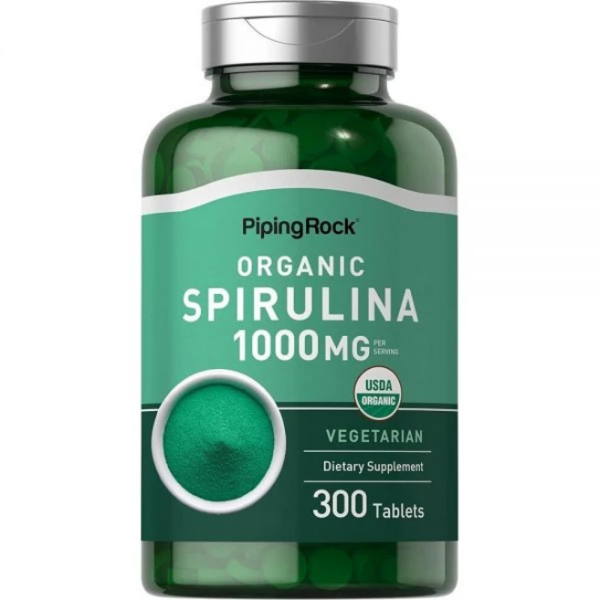 미국 피핑락 스피루리나 해조류 1000mg 300정, 1개 - 쿠팡