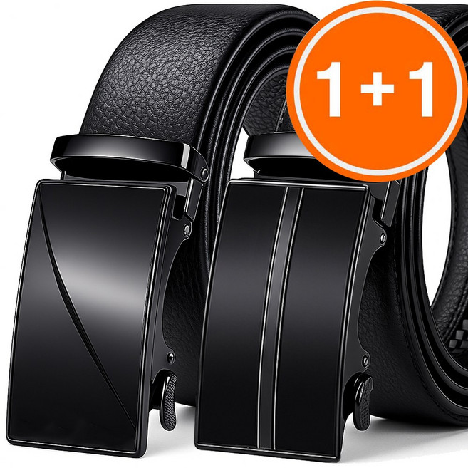 [1+1] 로이맥스 빅사이즈 허리 42까지 남성벨트 자동정장벨트